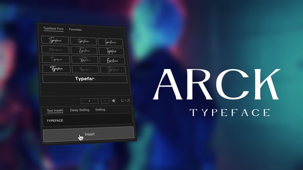 Videohive Animated Typeface – Arck