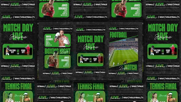 Videohive Sport TV Broadcast | Instagram Story