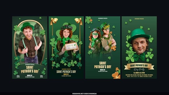 Videohive St Patrick Day Stories 57143435