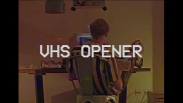 Videohive VHS Opener 57850057