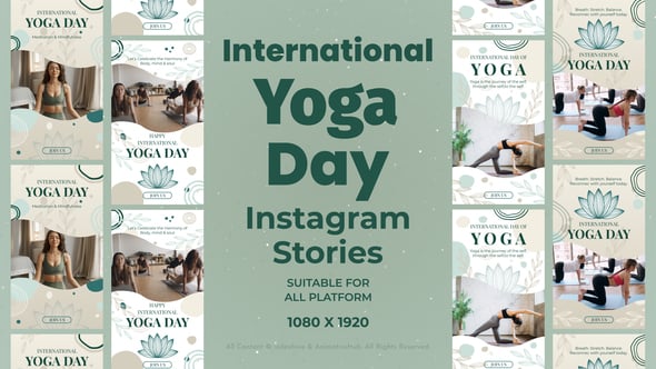 Videohive International Yoga Day Instagram Stories 57789821