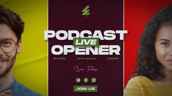 Videohive Podcast Opener 57712874