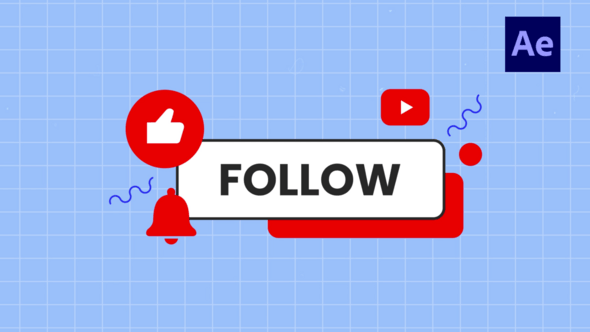 Videohive Social Media Subscribe Titles /Ae