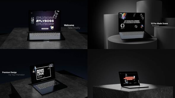 Videohive Laptop Mockup Promo 56459269
