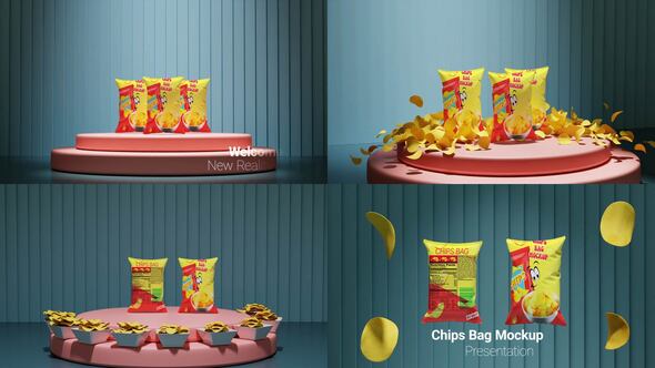 Videohive Chips Bag Mockup Promo