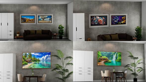 Videohive Poster Frame in the Room Mockup