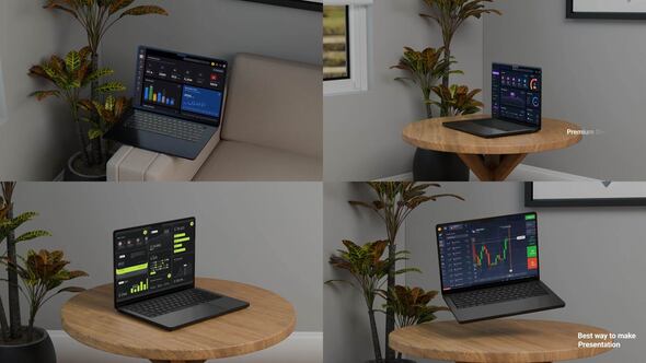Videohive Laptop Mockup 57771039