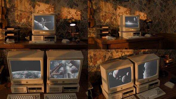 Videohive Old Computer Mockup 56856000