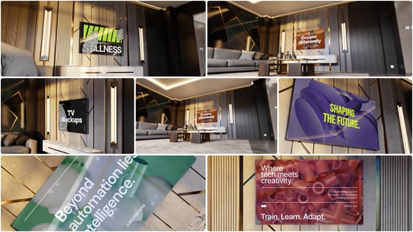 Videohive Interior Room TV Mockups