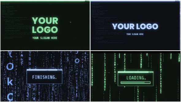 Videohive Glitch Tech Logo Reveal