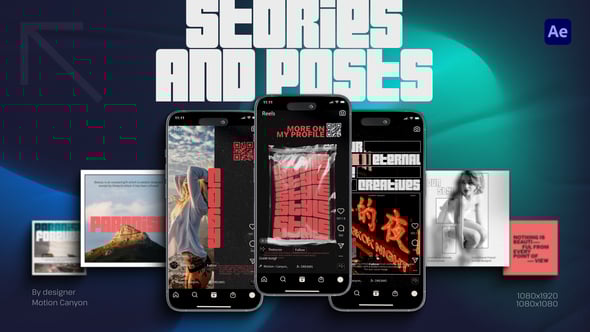 Videohive Bauhaus Stories And Posts