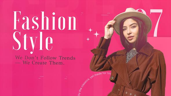 Videohive Redefining Fashion, One Look at a Time