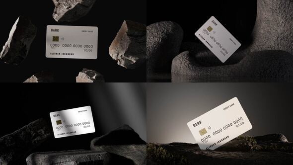 Videohive Plastic card mockup