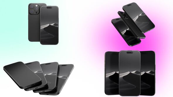 Videohive Phone 16 Pro Mocup 4K