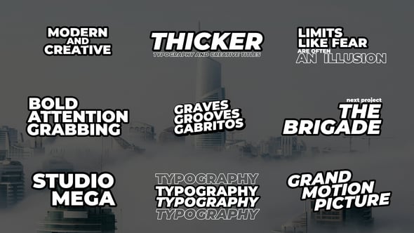 Videohive Titles | AE 57880800