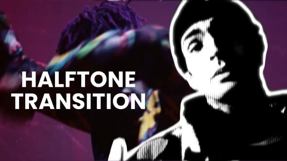 Videohive Halftone Transition