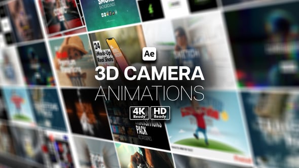 Videohive 3D Camera Animations