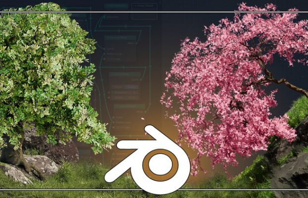 3D Trees with Blender Geometry Nodes By 3D Tudor
