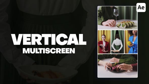Videohive Vertical Multiscreen Transitions 57222989