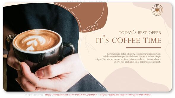 Videohive Coffee Time Promo