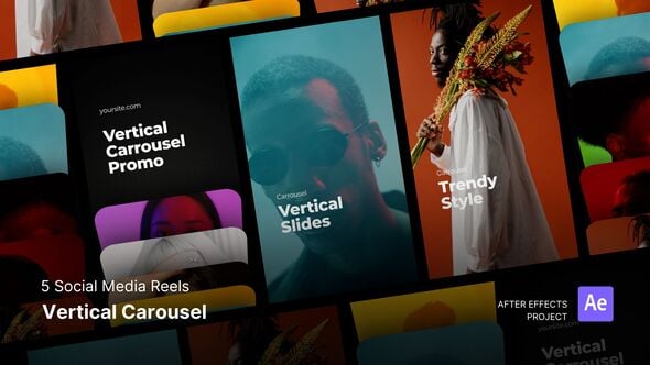 Videohive Social Media Reels – Vertical Carousel After Effects Template