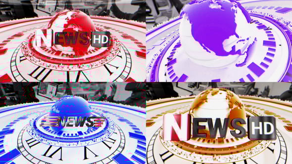 Videohive Digital Planet 24 News Intro