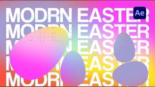 Videohive Easter Gradient Evolved Logo Unveil