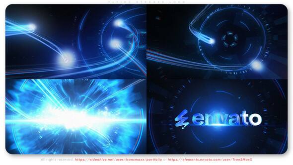 Videohive Flying Streaks Logo