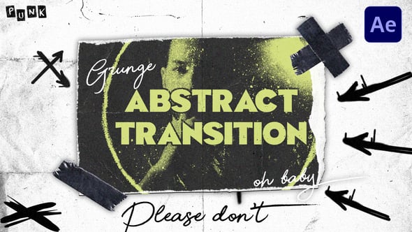 Videohive Grunge Abstract Transitions 57878659