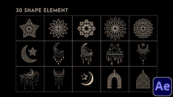 Videohive Arabian Deco Pack