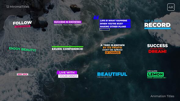 Videohive Minimal Titles 57818294