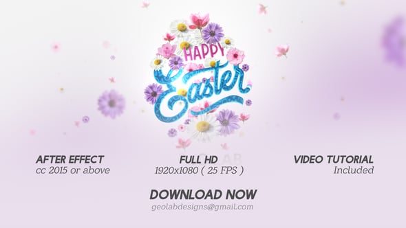 Videohive Happy Easter Opener 37386731