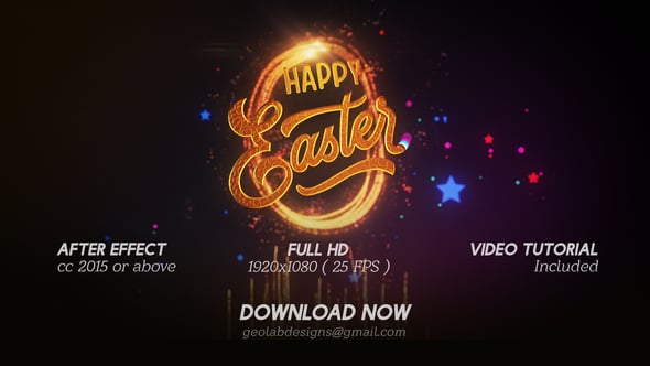 Videohive Happy Easter Opener 37325256