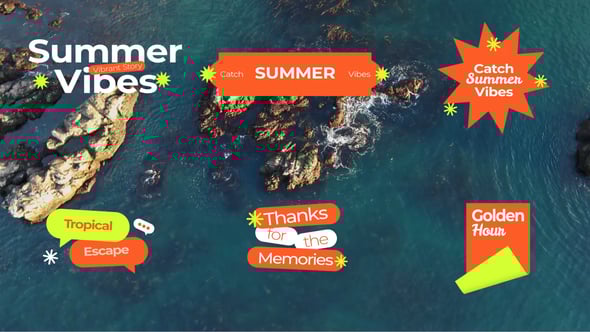 Videohive Summer Title Widget