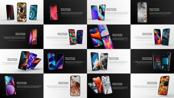 Videohive Phone 16 Pro Max Mockup