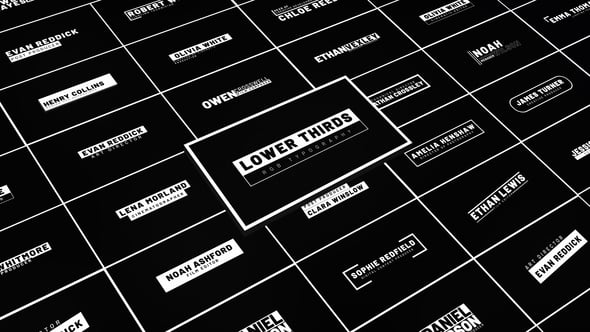Videohive RGB Lower Thirds