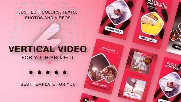 Videohive Instagram Reel Promo Slideshow Vertical Intro