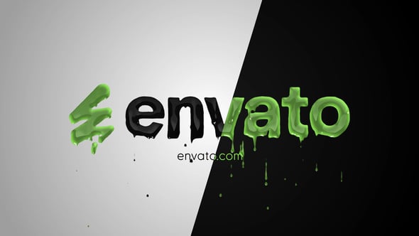 Videohive Logo Ink Drops