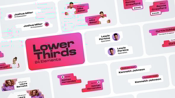 Videohive Lower Thirds 57697178