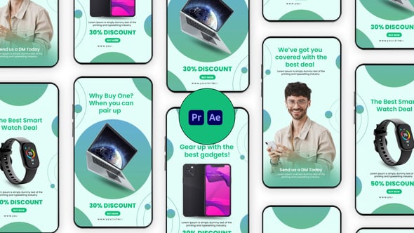 Videohive Modern Tech Gadget Sale Instagram Story