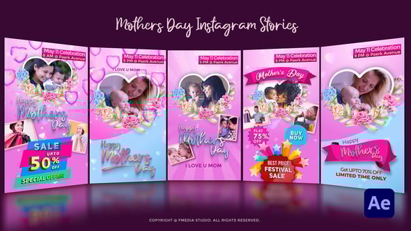 Videohive Mother’s day Instagram Stories
