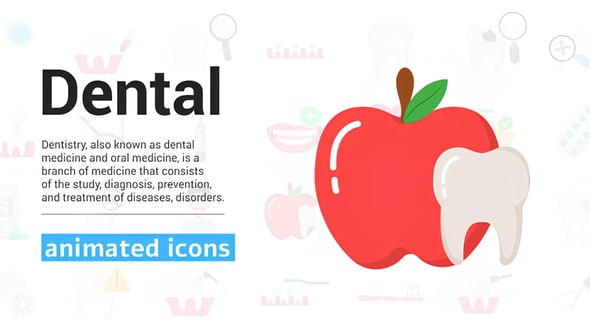 Videohive Dental Care Icons 57567774