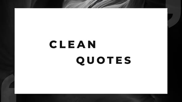 Videohive Clean Quotes 57575499