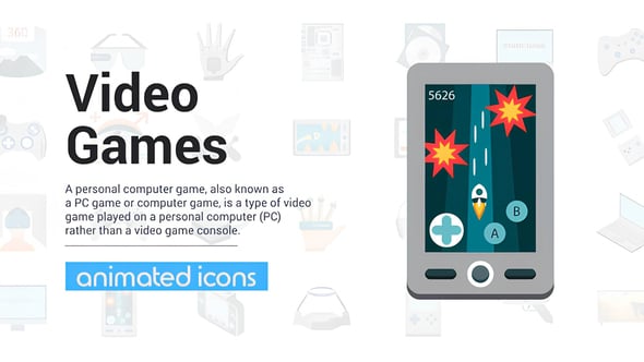 Videohive Video Games Icons 57854902