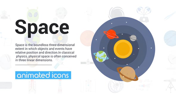 Videohive Space and Universe Icons