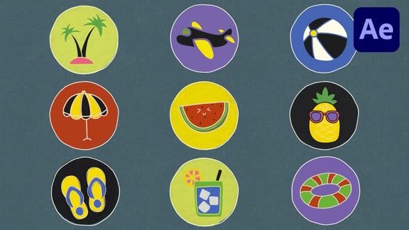 Videohive Summer Doodle | After Effects