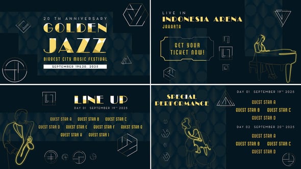 Videohive Jazz Music Festival Promo