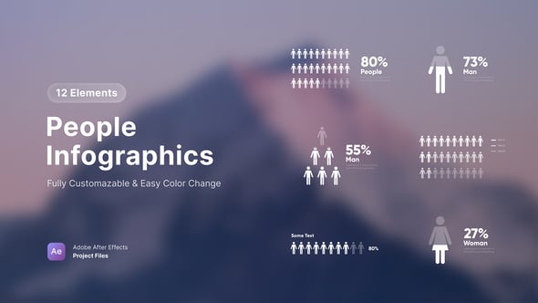 Videohive People Infographics 57861344