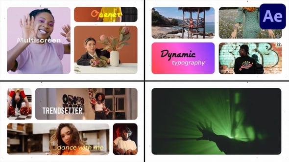 Videohive Multiscreen Typo for After Effects