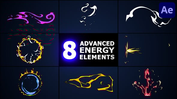 Videohive Advanced Energy Elements | After Effects